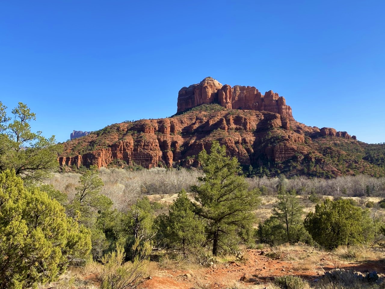 A View of the Cathedral Rock in Sedona Arizona