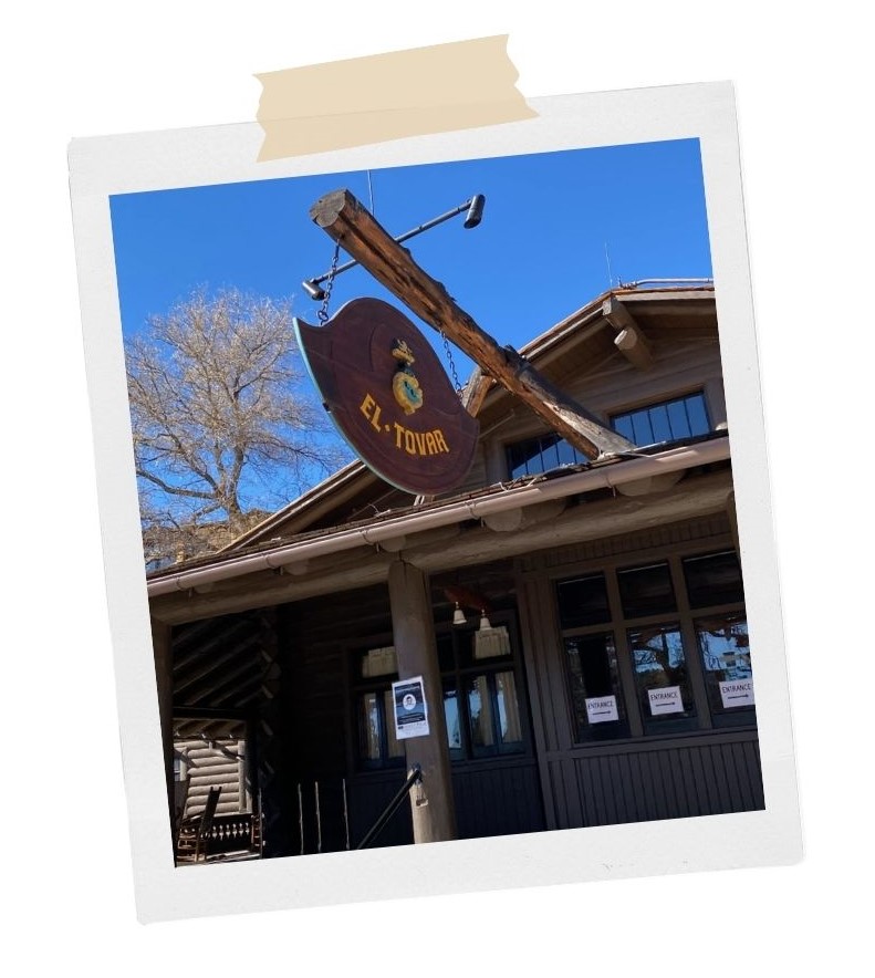 Outside View of The "El Tovar Hotel" in the Grand Canyon