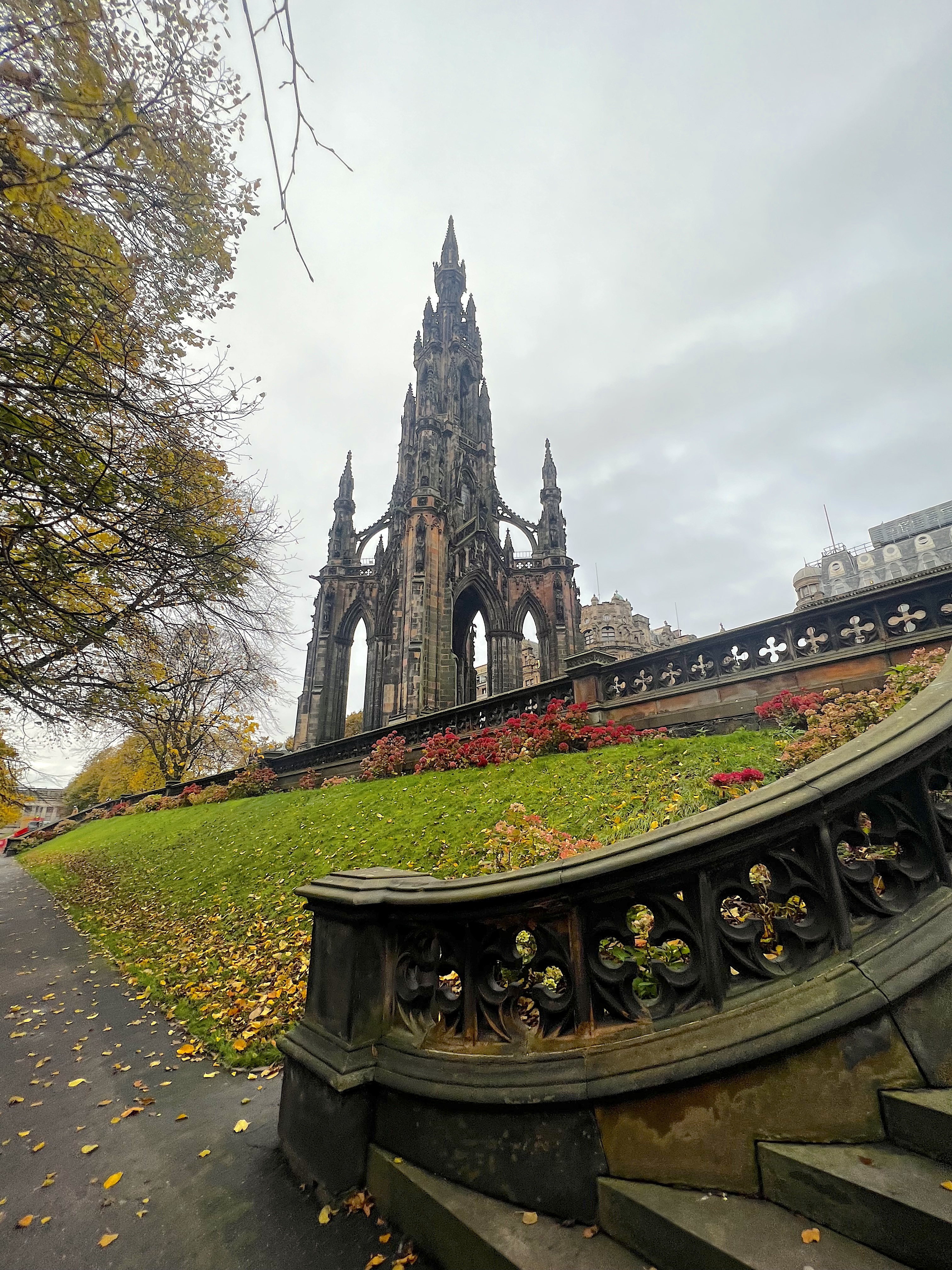 a tall gothic style monument